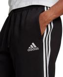 Adidas Men's Essentials Fleece Open Hem 3-Stripes