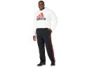 Adidas Men's Essentials Warm-Up Open Hem 3-Stripes Tracksuit Bottoms