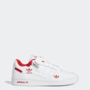Adidas Men's Forum Low (White/Red/White, Size 10H)