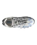 Adidas Men's Hyperturf Sneakers in Crystal White/Grey, Size UK 10