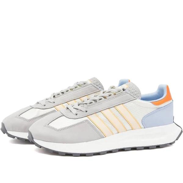 Adidas Men's Retropy E5 Sneakers in Off White/Acid Orange, Size UK 12 | END. Clothing