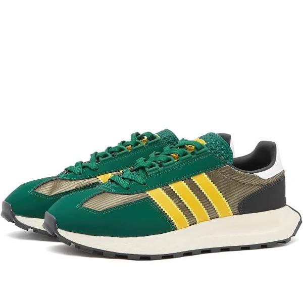 Adidas Men's Retropy E5 Sneakers in Olive Strata/Bold Gold, Size UK 7 | END. Clothing