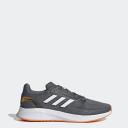 Adidas Men's Runfalcon 2.0 Running Shoes (Grey Four/White/Orange Rush) 9 US