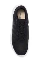 Adidas Men's Running Shoe Core Black & Gray Six Ozelle Running Shoe 10.5