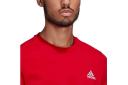 Adidas Men's Small Logo Jersey T-Shirt (Scarlet) M