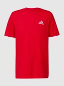 Adidas Men's Small Logo Jersey T-Shirt (Scarlet) XL