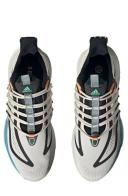 Adidas Men's Sneaker Chalk White & Pulse Mint Alphaboost Sneaker 12