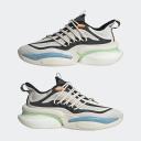Adidas Men's Sneaker Chalk White & Pulse Mint Alphaboost Sneaker 8.5