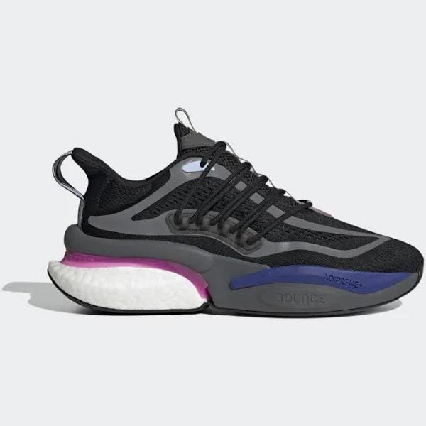 Adidas Men's Sneaker Cord Black & Lucid Fuchsia Alphaboost Sneaker 9.5