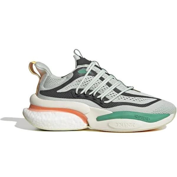 Adidas Men's Sneaker Linen Green & Solar Goldtone Alphaboost V1 Sneaker 8.5