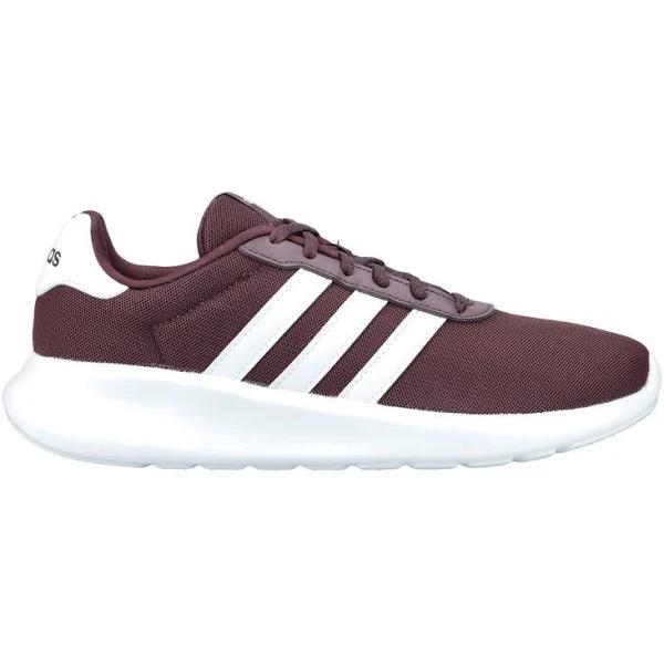Adidas Men's Sneaker Shadow Maroon & White Lite Racer 3.0 Sneaker 9.5