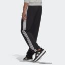 Adidas Men's Sweat Pant Black & White Side-Stripe Logo Sweatpants 2XL