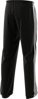 Adidas Men's Sweat Pant Black & White Side-Stripe Logo Sweatpants 2XL