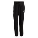 Adidas Men's Sweat Pant Black & White Side-Stripe Logo Sweatpants 2XL