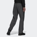 Adidas Men's Sweat Pant Dark Heather Gray & Black Stripe Sweatpants 2XL