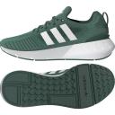 Adidas Men's Swift Run 22 Running Shoes (Collegiate Green/White/Collegiate Green)
