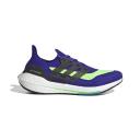 Adidas Men's Ultraboost 21 Shoes (Sonic Ink/Black/Screaming Green) 12 US