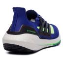 Adidas Men's Ultraboost 21 Shoes (Sonic Ink/Black/Screaming Green) 12 US