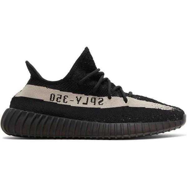 Adidas Men's Yeezy Boost 350 V2 Sneakers, Core Black/White, 9.5