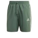 Adidas Mens Aeroready Essentials 3-Stripes Shorts Green XS
