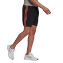 Adidas | Mens Aeroready Essentials Chelsea 3 Stripes Shorts (BLACK/SEMI Turbo)