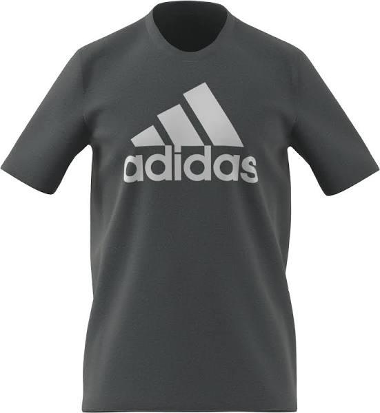 Adidas Mens Essentials Big Logo Tee Grey L