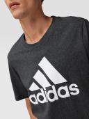 Adidas Mens Essentials Big Logo Tee Grey XL