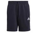 Adidas Mens Essentials French Terry 3-Stripes Shorts Navy 3XL