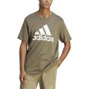 Adidas Mens Essentials Single Jersey Big Logo Tee Olive Strata / 2XL