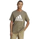 Adidas Mens Essentials Single Jersey Big Logo Tee Olive Strata / 2XL