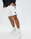 Adidas Mens Future Icons 3-Stripes Shorts White M