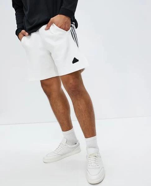 Adidas Mens Future Icons 3-Stripes Shorts White M