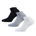 Adidas Mens Golf Ankle Socks (Pack of 3) Black/White/Grey 12 UK-14 UK