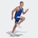 Adidas Mens Own The Run Singlet, XL / Blue