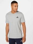 Adidas Mens Small Logo Tee Grey 4XL