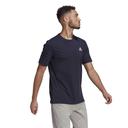 Adidas Mens Small Logo Tee Navy 4XL