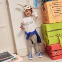 adidas-Monofit Slip-on Shoes-Kids-Blue Dawn / Cloud White / Semi Lucid Blue-10K