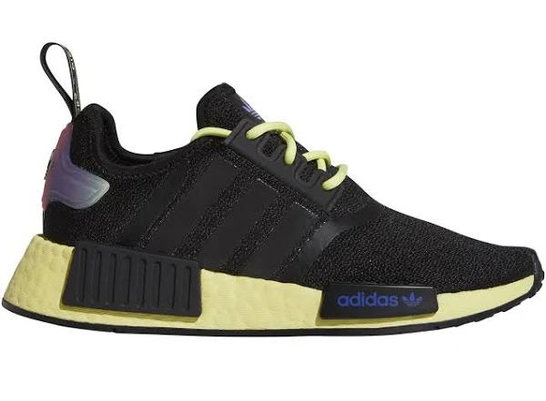 Adidas NMD R1 Black Pulse Yellow (GS)