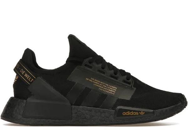 Adidas NMD R1 V2 Black Gold Metallic