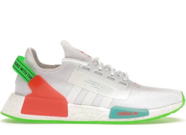Adidas NMD R1 V2 Glow White Sonic Ink