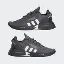 adidas-NMD_R1 V2 Shoes-Men-Grey Six / Cloud White / Carbon-M 7 / W 8