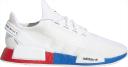 Adidas NMD_R1 V2 'White Lush Red Blue' Sneakers | Men's Size 7.5