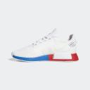 Adidas NMD_R1 V2 'White Lush Red Blue' Sneakers | Men's Size 7.5