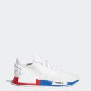 Adidas NMD_R1 V2 'White Lush Red Blue' Sneakers | Men's Size 7.5