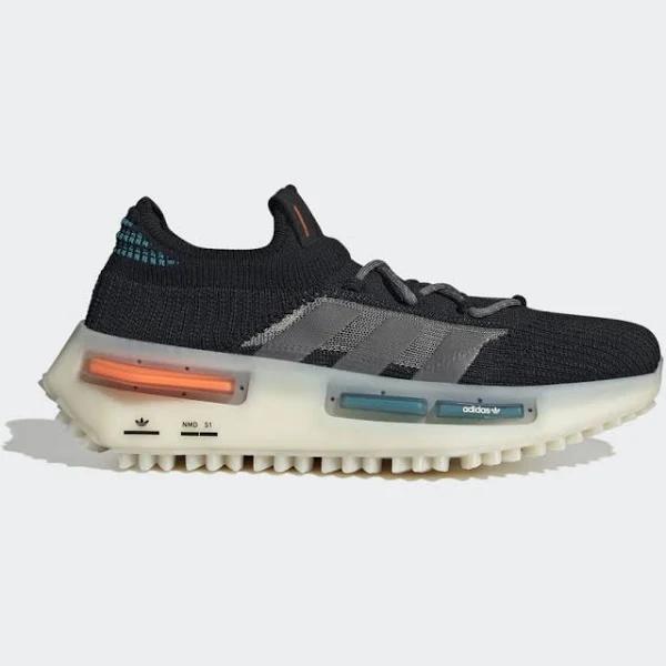 adidas-NMD_S1 Shoes-Men-Core Black / Grey Five / Off White-M 13 / W 14