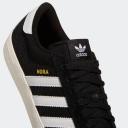 adidas-Nora Shoes-Unisex-Core Black / Cloud White / Grey Two-9.5