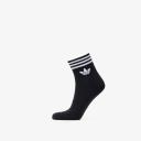 Adidas Originals 3-Pack Black Trefoil Logo Ankle Socks