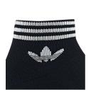 Adidas Originals 3-Pack Black Trefoil Logo Ankle Socks