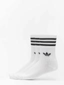 Adidas Originals 3-Pack Mid-Cut Crew Socks White