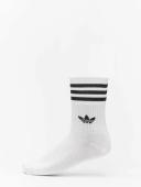 Adidas Originals 3-Pack Mid-Cut Crew Socks White